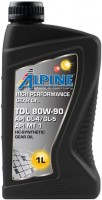 Фото - Трансмиссионное масло Alpine Gear Oil TDL 80W-90 1 л