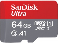 Карта памяти SanDisk Ultra A1 microSD Class 10 64 ГБ