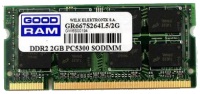 Фото - Оперативная память GOODRAM DDR2 SO-DIMM GR800S264L5/1G