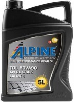 Фото - Трансмиссионное масло Alpine Gear Oil TDL 80W-90 5 л