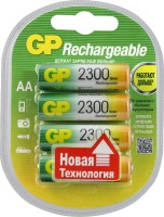 Фото - Аккумулятор / батарейка GP Rechargeable  4xAA 2300 mAh