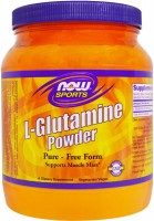 Фото - Аминокислоты Now L-Glutamine Powder 454 g 