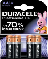 Фото - Аккумулятор / батарейка Duracell  4xAA Professional MN1500
