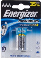 Фото - Аккумулятор / батарейка Energizer Maximum  2xAAA