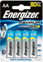 Фото - Аккумулятор / батарейка Energizer Maximum  4xAA