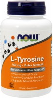 Фото - Аминокислоты Now L-Tyrosine 750 mg 90 cap 