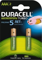 Аккумулятор / батарейка Duracell 2xAAA Turbo 850 mAh 