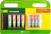 Фото - Аккумулятор / батарейка GP Rechargeable  8xAAA 1000 mAh (4+4)