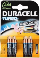 Фото - Аккумулятор / батарейка Duracell  4xAAA Turbo MN2400