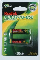 Фото - Аккумулятор / батарейка Kodak 2xAAA  850 mAh