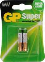 Фото - Аккумулятор / батарейка GP Super Alkaline 2xAAAA 