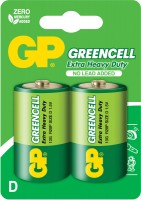 Аккумулятор / батарейка GP Greencell 2xD 