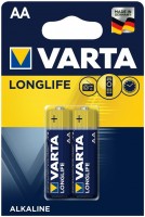 Фото - Аккумулятор / батарейка Varta Longlife Extra  2xAA