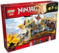 Фото - Конструктор Lepin Samurai X Cave Chaos 06039