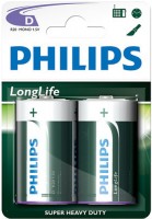 Фото - Аккумулятор / батарейка Philips LongLife 2xD 