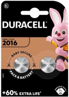 Аккумулятор / батарейка Duracell  2xCR2016 DSN