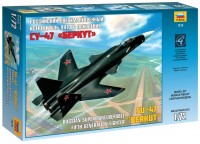 Фото - Сборная модель Zvezda Supermaneuverable Fifth-Generation Fighter SU-47 Berkut (1:72) 