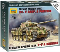 Фото - Сборная модель Zvezda Pz.V Ausf.A Panther (1:100) 