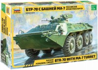 Фото - Сборная модель Zvezda Personnel Carrier BTR-70 with MA-7 Turret (1:35) 