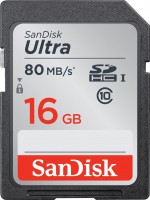 Фото - Карта памяти SanDisk Ultra 80MB/s SD UHS-I Class 10 16 ГБ