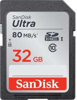 Фото - Карта памяти SanDisk Ultra 80MB/s SD UHS-I Class 10 32 ГБ