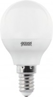 Фото - Лампочка Gauss LED ELEMENTARY G45 8W 2700K E14 53118 