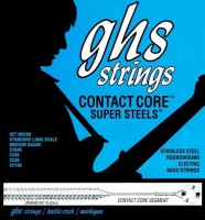 Фото - Струны GHS Contact Core Super Steels 45-105 