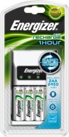Фото - Зарядка аккумуляторных батареек Energizer 1HR Charger + 2xAA 2450 mAh 