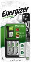 Фото - Зарядка аккумуляторных батареек Energizer Maxi Charger + 4xAA 2000 mAh 