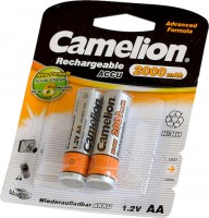 Фото - Аккумулятор / батарейка Camelion 2xAA 2000 mAh 