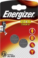 Фото - Аккумулятор / батарейка Energizer  2xCR2016