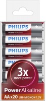 Фото - Аккумулятор / батарейка Philips Power Alkaline  20xAA