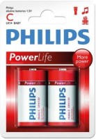 Фото - Аккумулятор / батарейка Philips PoweLife 2xC 
