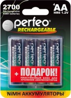 Фото - Аккумулятор / батарейка Perfeo  4xAA 2700 mAh