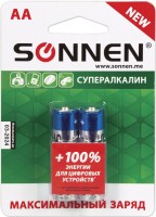 Аккумулятор / батарейка SONNEN Super Alkaline  2xAA