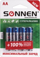 Аккумулятор / батарейка SONNEN Super Alkaline  4xAA