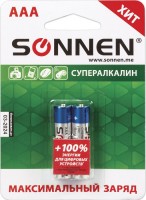 Аккумулятор / батарейка SONNEN Super Alkaline  2xAAA