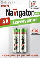 Фото - Аккумулятор / батарейка Navigator 2xAA 2700 mAh 