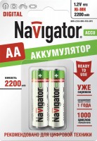 Фото - Аккумулятор / батарейка Navigator 2xAA 2200 mAh