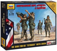 Фото - Сборная модель Zvezda U.S. Sam FIM-92 Stinger with Crew (1:72)