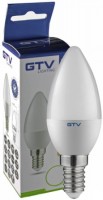 Фото - Лампочка GTV LED C37 5W 3000K E14 