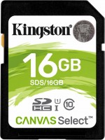 Фото - Карта памяти Kingston SD Canvas Select 16 ГБ
