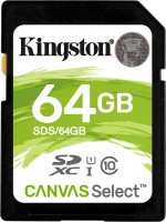 Фото - Карта памяти Kingston SD Canvas Select 64 ГБ