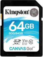 Фото - Карта памяти Kingston SD Canvas Go! 64 ГБ