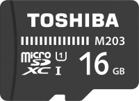 Фото - Карта памяти Toshiba M203 microSD UHS-I U1 16 ГБ