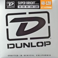 Фото - Струны Dunlop Super Bright Nickel Wound 5-String Bass 40-120 