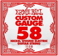 Фото - Струны Ernie Ball Single Nickel Wound 58 