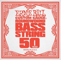 Фото - Струны Ernie Ball Single Nickel Wound Bass 50