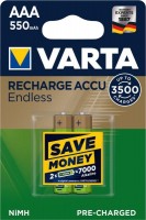 Фото - Аккумулятор / батарейка Varta Rechargeable Accu Endless  2xAAA 550 mAh