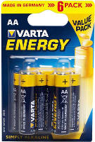 Фото - Аккумулятор / батарейка Varta Energy  6xAA